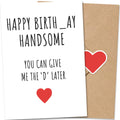 Funny Birthday Card for Husband Boyfriend Him, Valentine's Day Greeting Card, Birthday Decorations & Gifts for Men, Best