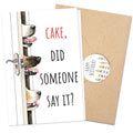 Funny Birthday Card for Woman Men, Cute Dog Happy Birthday Card, Humorous Bday Greeting Card for Dog Lovers, Blank Dog C