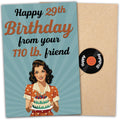 UnimaxPrint Funny Birthday Cards - Birthday Gifts for Women - Great idea for 29th, 30th, 40th, 50th, 60th, 70th Birthday