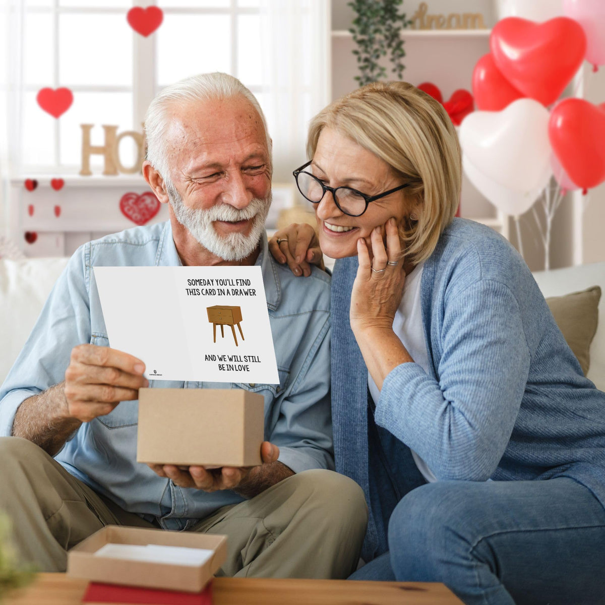 UnimaxPrint Valentine’s Day Cards for Him or Her, Romantic Valentine Card for Husband, Wife or Boyfriend, Romantic Love 