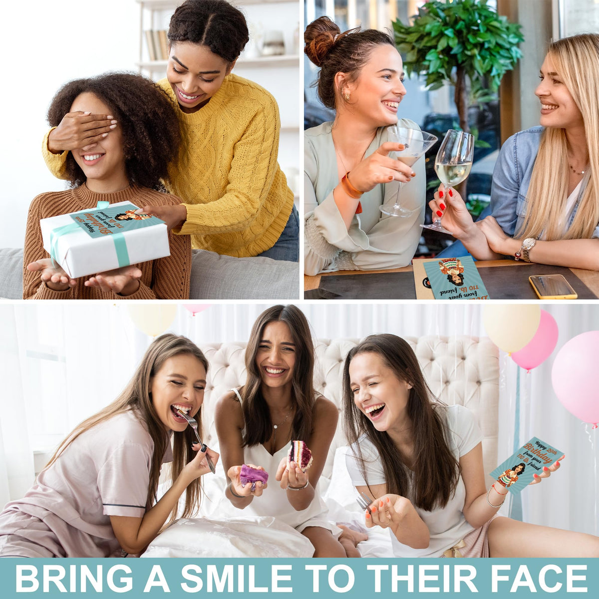 UnimaxPrint Funny Birthday Cards - Birthday Gifts for Women - Great idea for 29th, 30th, 40th, 50th, 60th, 70th Birthday