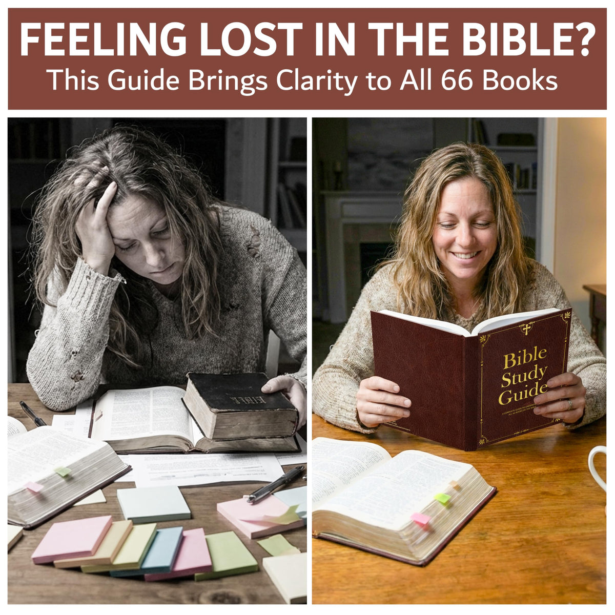 Bible Study Guide for Women & Men – Beginner-Friendly Study of All 66 Books with Life Application & Reflection Notes | P