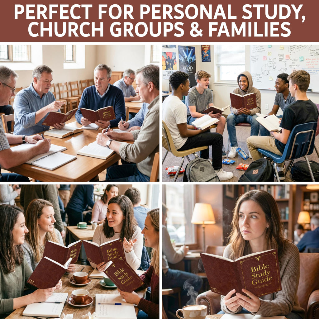 Bible Study Guide for Women & Men – Beginner-Friendly Study of All 66 Books with Life Application & Reflection Notes | P
